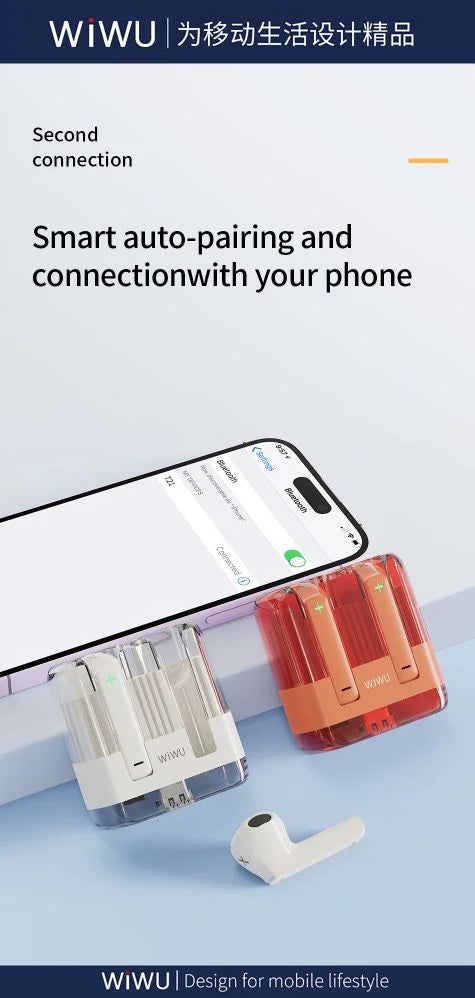 WiWU T21 Crystal Wireless Stereo
