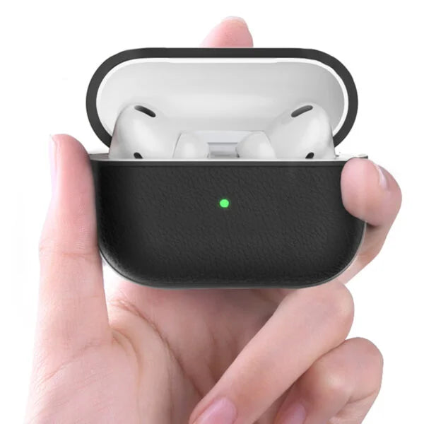 WIWU Calfskin Genuine Leather Airpods Pro Case
