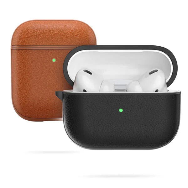 WIWU Calfskin Genuine Leather Airpods Pro Case
