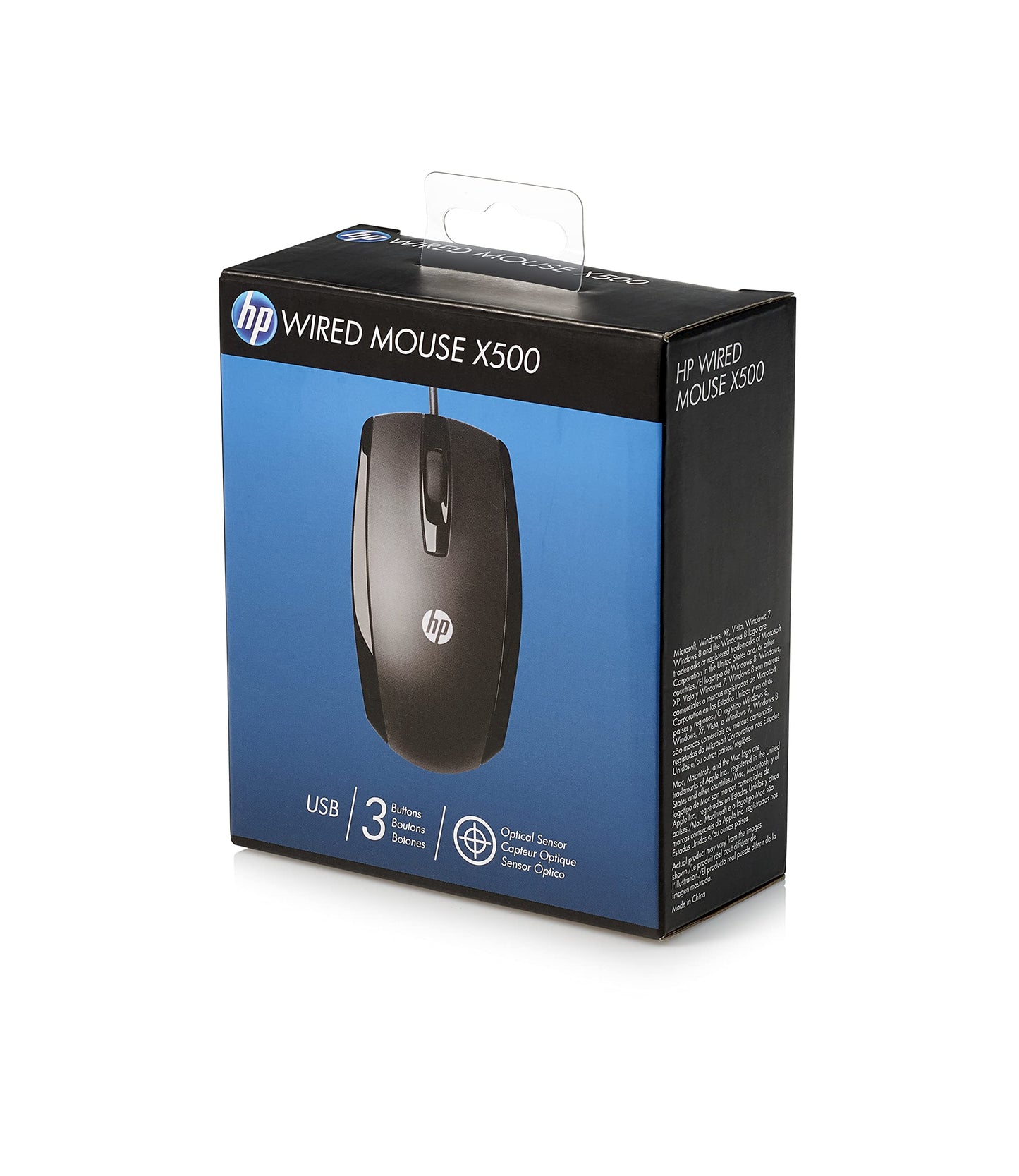 HP Wired Mouse X500