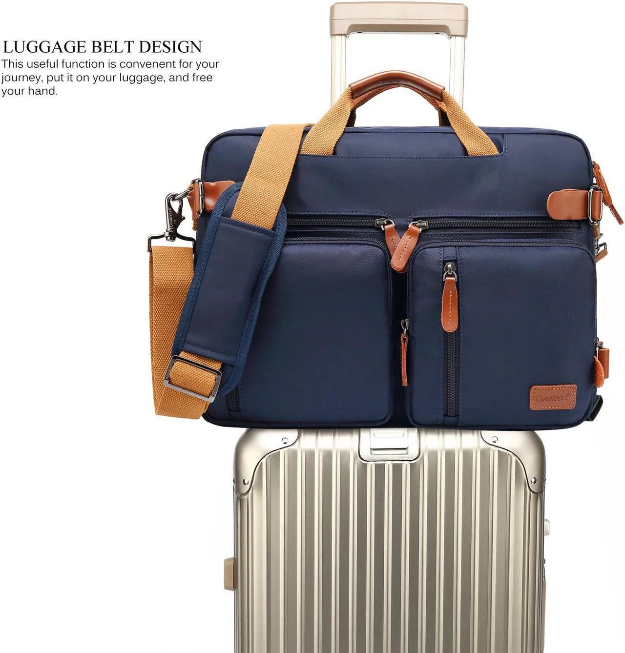 Cool bell CB 10001 15.6 Inches Dual Type Laptop Backpack