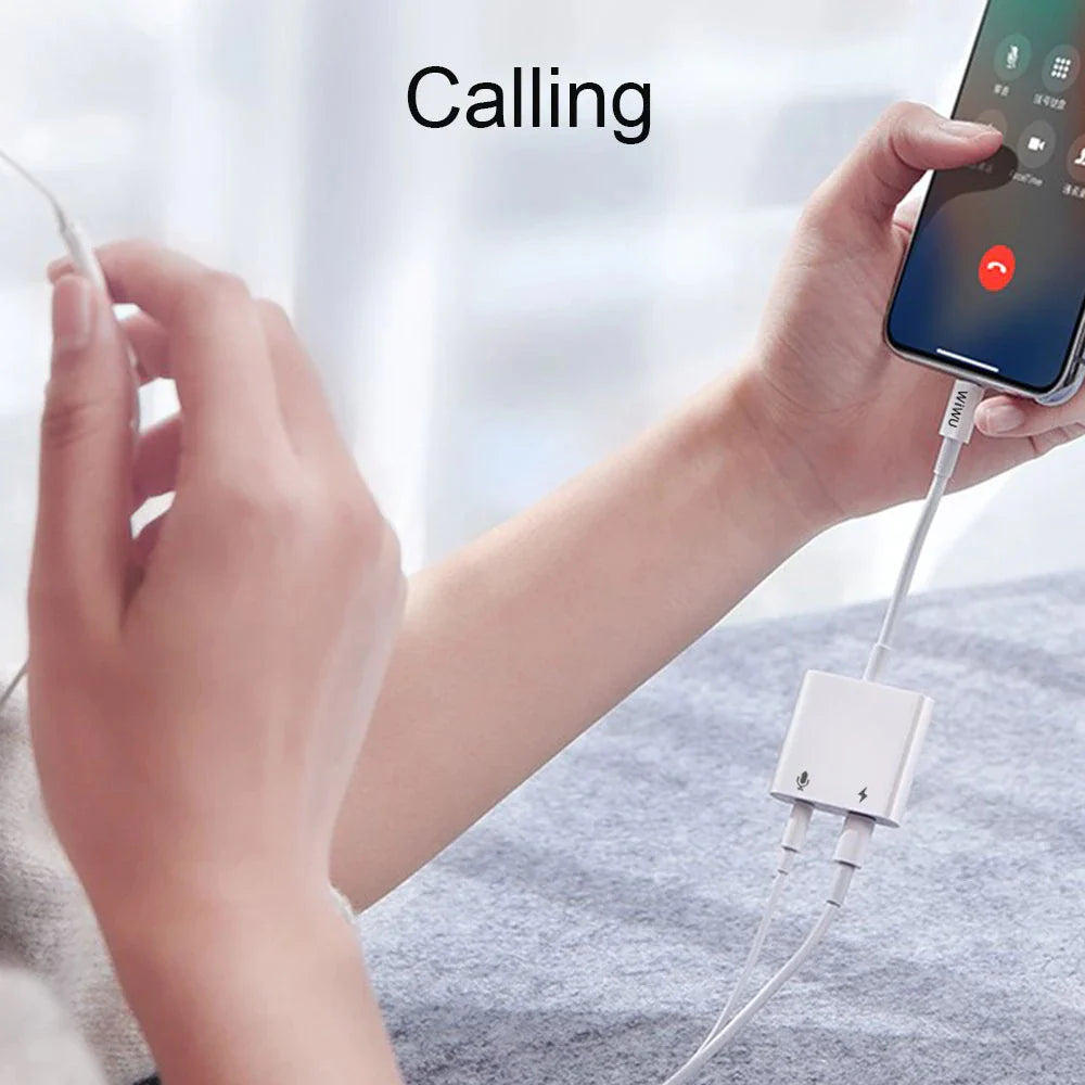 Wiwu LT01 Pro 2 in 1 Lightning Adapter