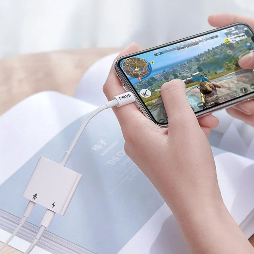 Wiwu LT01 Pro 2 in 1 Lightning Adapter