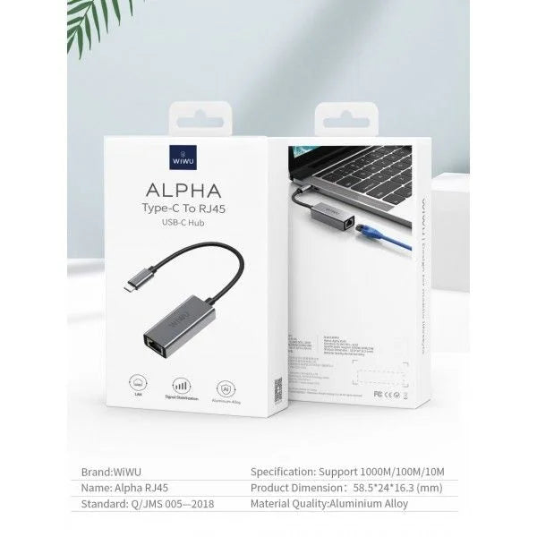 Wiwu RJ45 Type-C to LAN