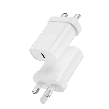 WiWU Wi-U001 Quick Series 20W PD Fast Charging Adapter（UK）Cable：Type-C to Lightning