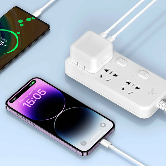 WIWU COMET 35W DUAL TYPE-C UK FAST CHARGER