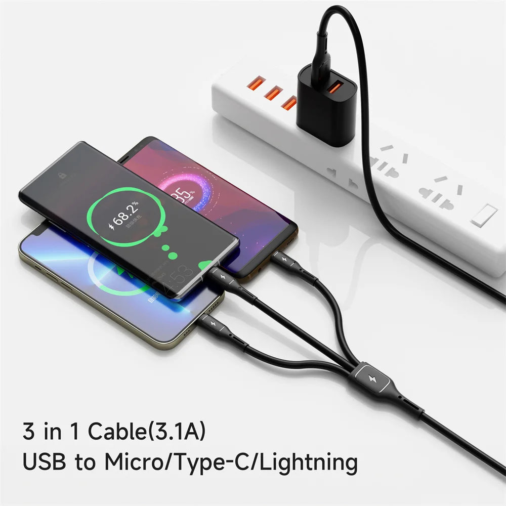 WIWU Starlink Series 3.1A 3in1 cable Wi-C045E
