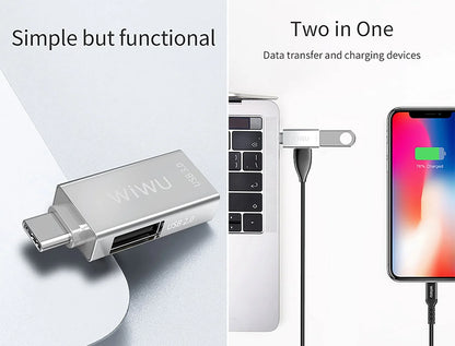 Wiwu T02 Type-C to 2 x 3.0 USB