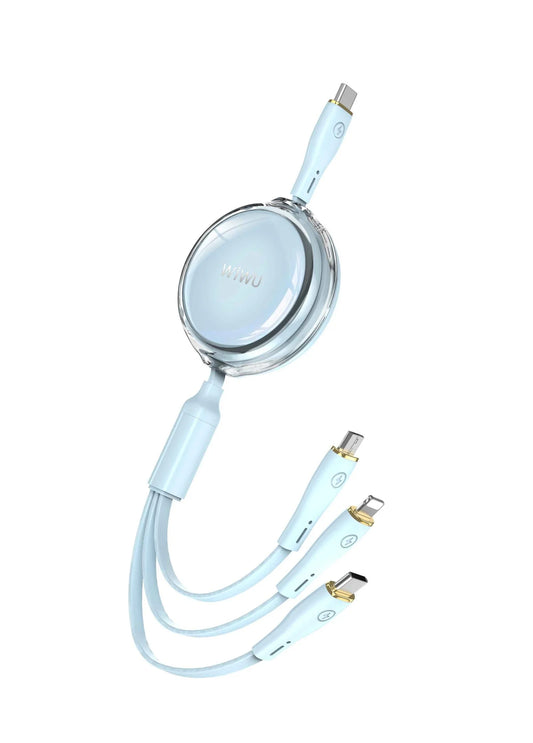 WiWU Vigor 3 in 1 Fast Charging Cable