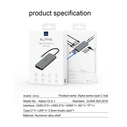 WiWU Alpha 12 in 1 Type C converter
