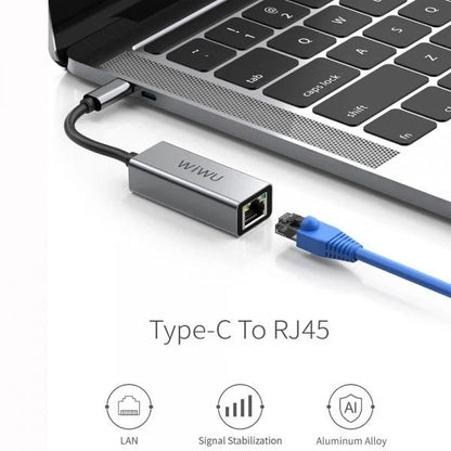 Wiwu RJ45 Type-C to LAN