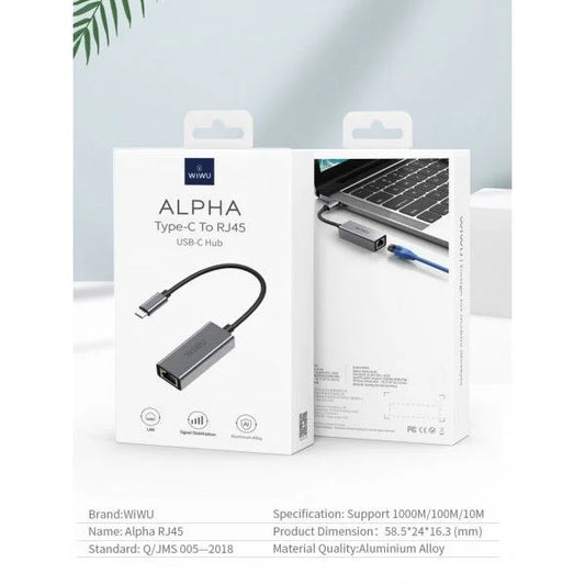 Wiwu RJ45 Type-C to LAN